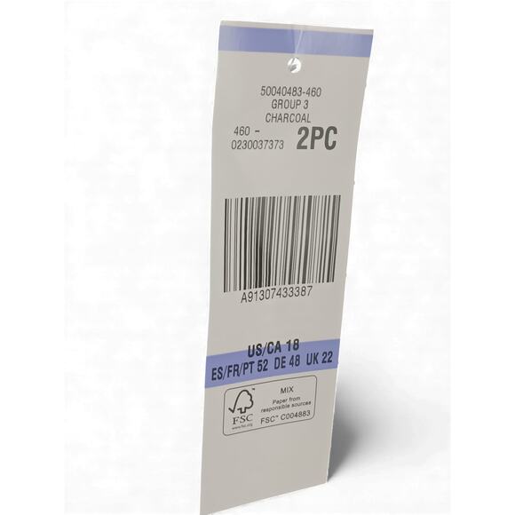 Le Suit Charcoal Sleeveless Sheath Dress Size 18 New with Tags - Picture 13 of 16